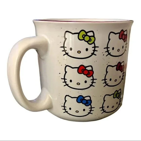 Sanrio Hello Kitty All-Over Print 20oz Ceramic Camper Mug - Picture 4 of 5